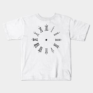 Roman Clock Kids T-Shirt